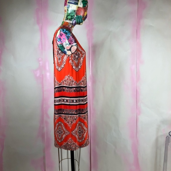 Anthro Canna Shift Maeve Pattern Tile Tunic - Picture 6 of 8